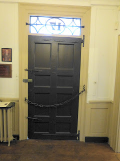 Front door of Dr Johnson's House